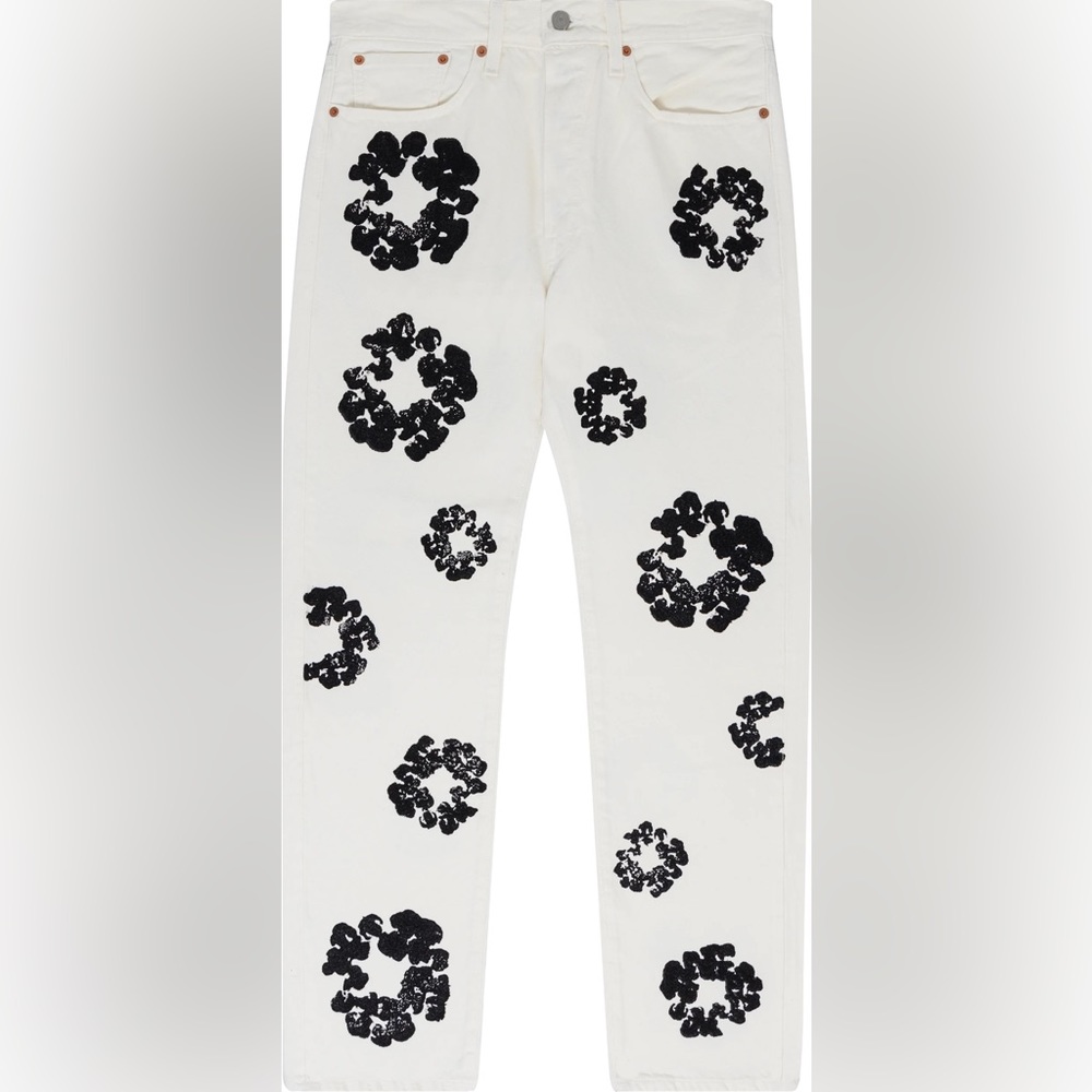 Denim Tear white pant authentic